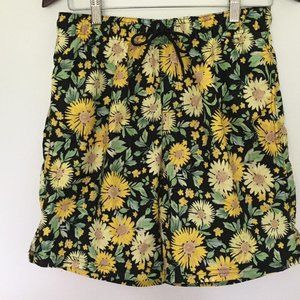 Mens floral swim trunks